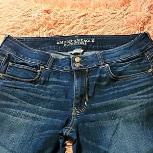 American Eagle women's jeans.  Artist crop 14 regular.